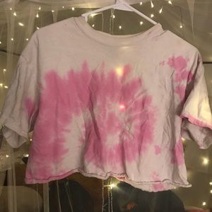 tie dye crop top 🌸